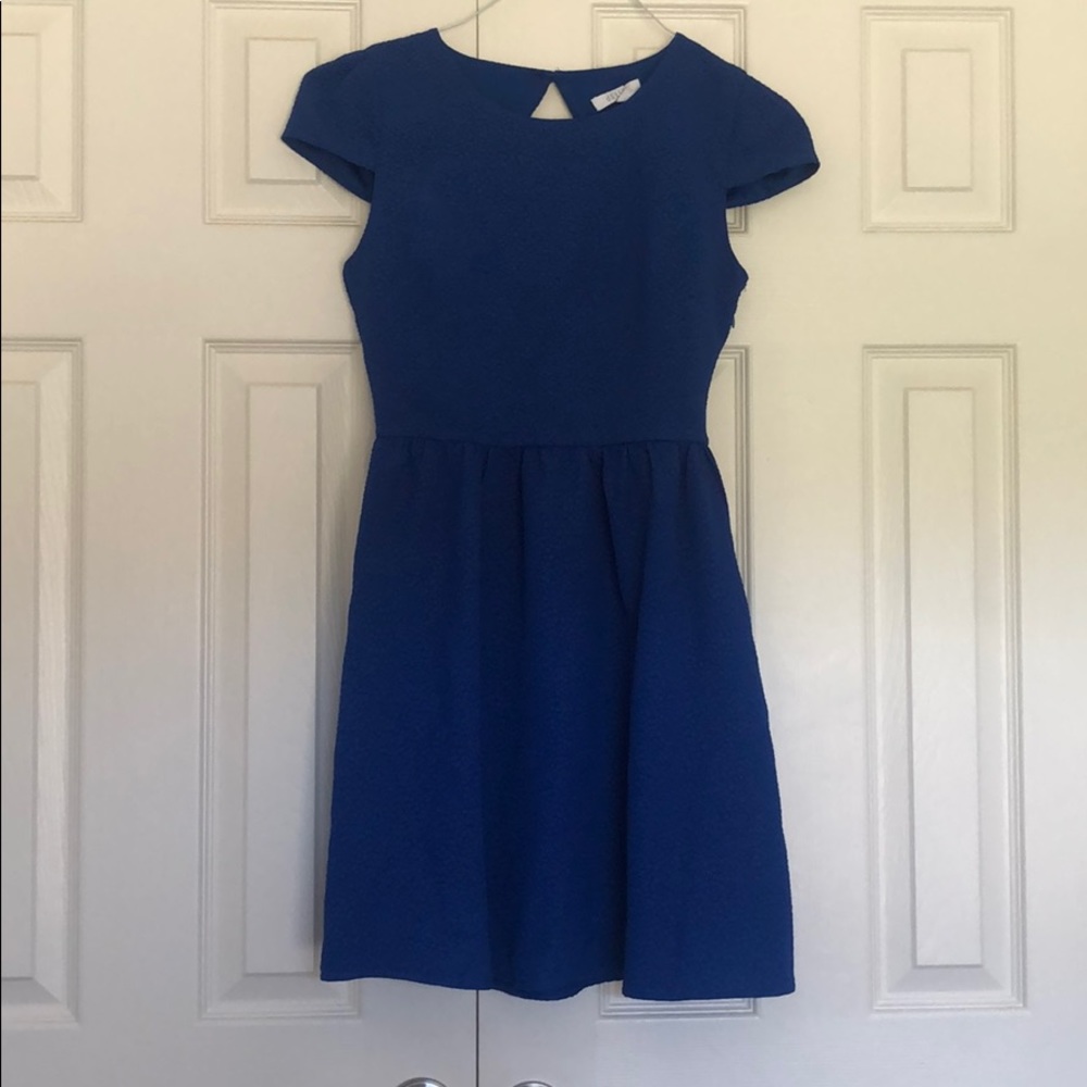 Royal blue dress